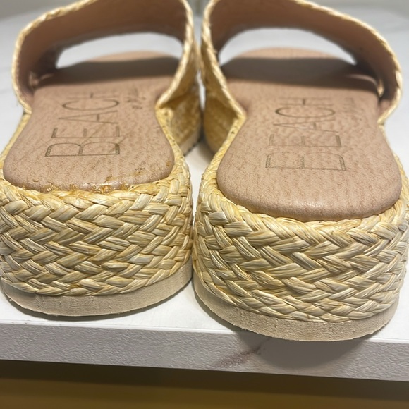 Matisse Layback raffia sandal slides Size 8 - Picture 9 of 12